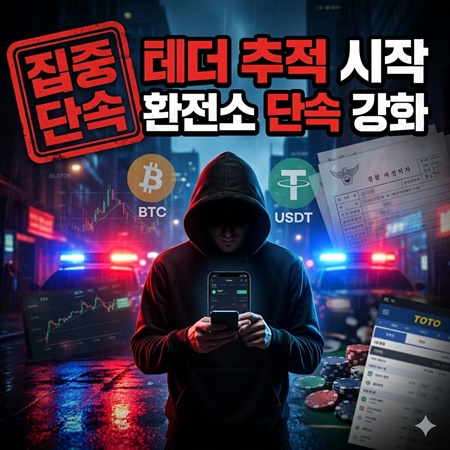 테더 환전소 집중단속 강화